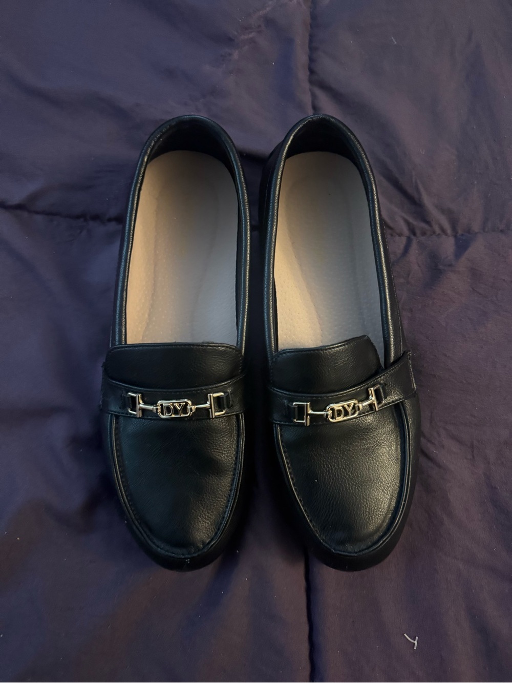 Women’s Slip-On Loafers with Metal Bit
